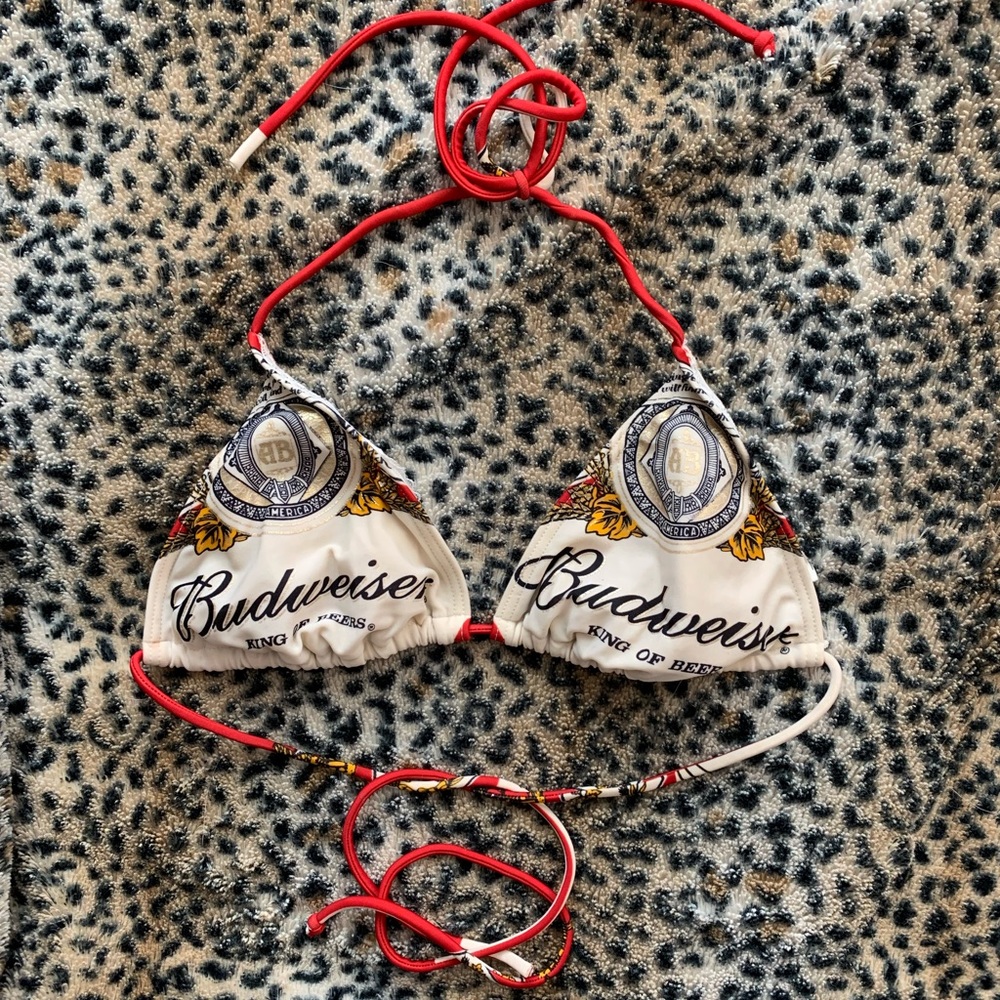 Vintage Budweiser Bathing Suit Top